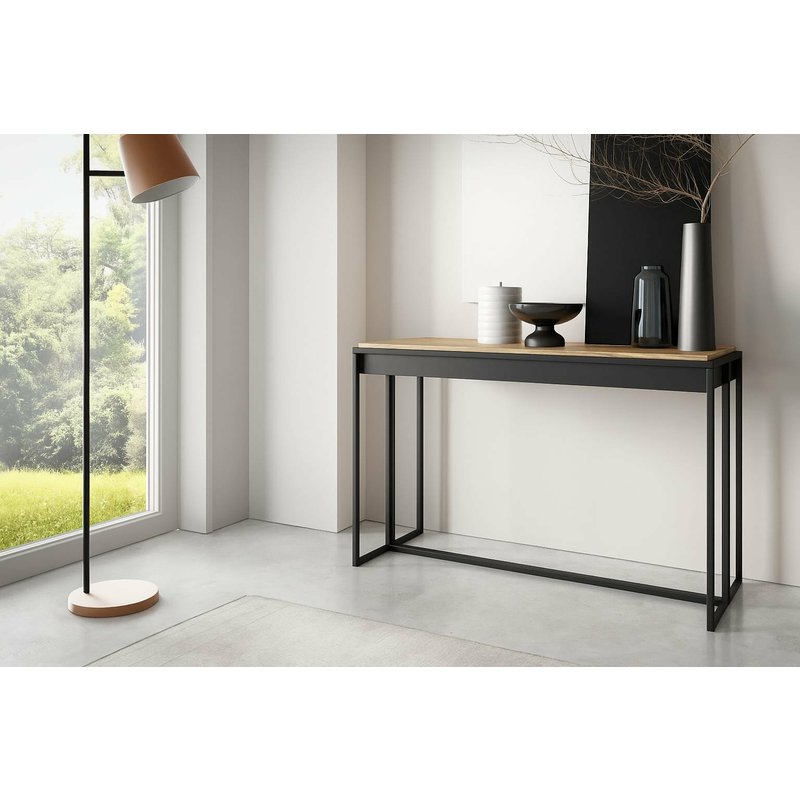 Rozkládací konzolový stůl Areno - 2v1 řešení - velký výběr dekorů i barev podnoží