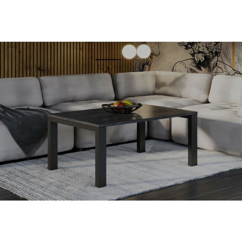 Minimalistický konferenční stolek Garold - tmavý beton