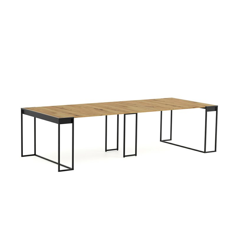 Rozkládací konzolový stůl Areno - artisan - 100x300 cm