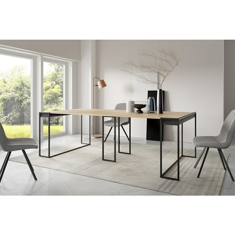 Rozkládací konzolový stůl Areno - 2v1 řešení - velký výběr dekorů i barev podnoží