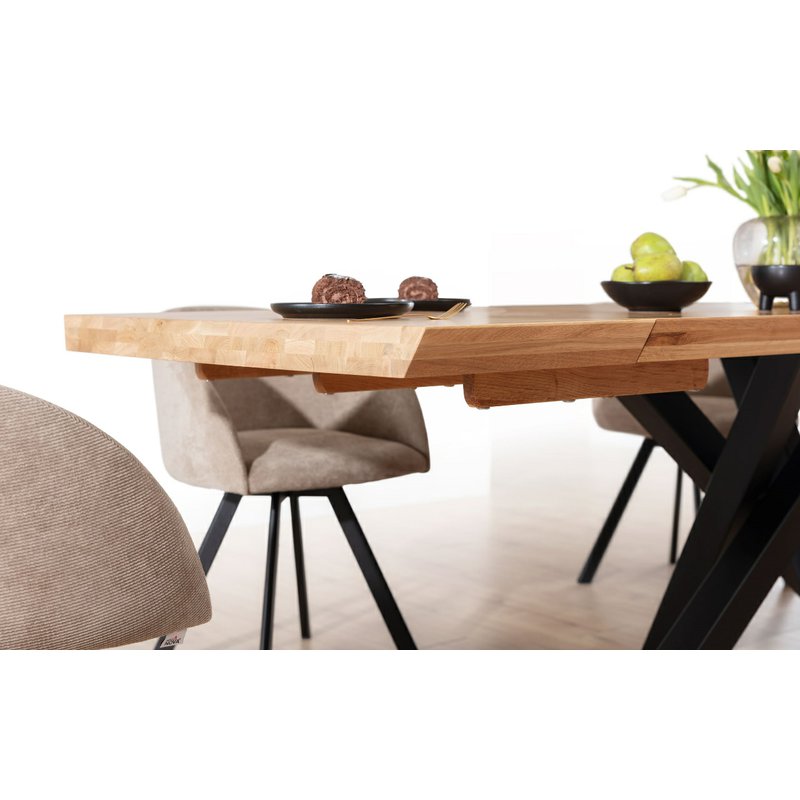 Rozkládací dubový jídelní stůl Senso