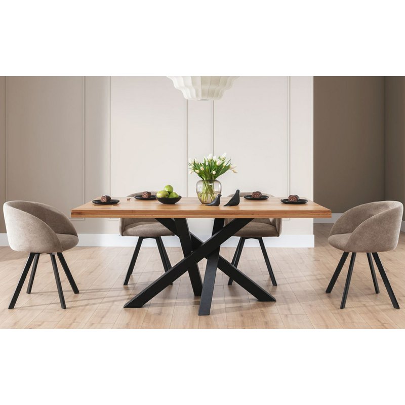 Rozkládací dubový jídelní stůl Senso