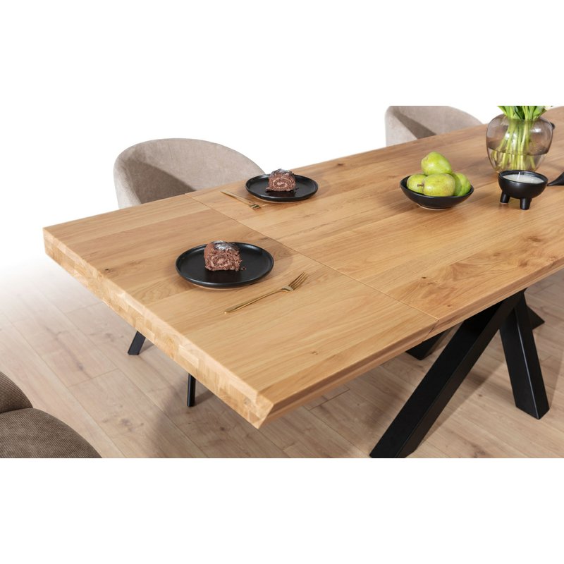 Rozkládací dubový jídelní stůl Senso